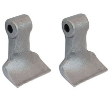2x Maillets pour broyeur à fléaux adapté pour Orsi Dynamic 165 Faucheuse à fléau