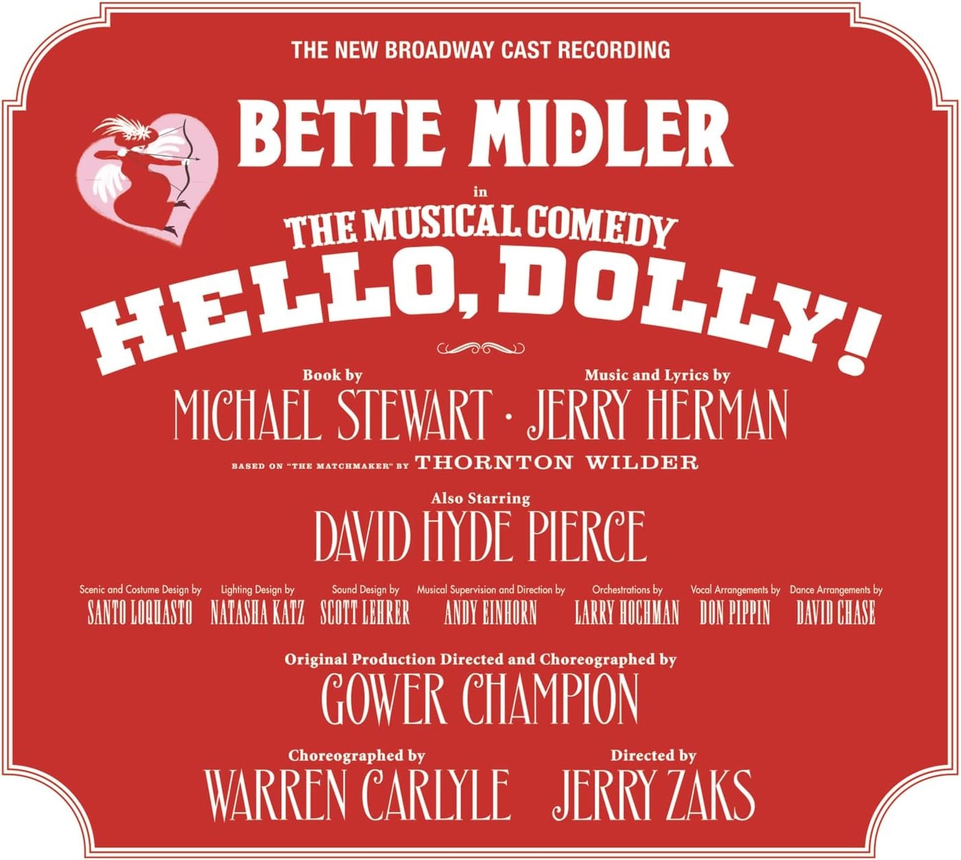 HELLO DOLLY (BETTE MIDLER) - NEW BROADWAY CAST RECORDING - CD BRAND NEW & SEALED
