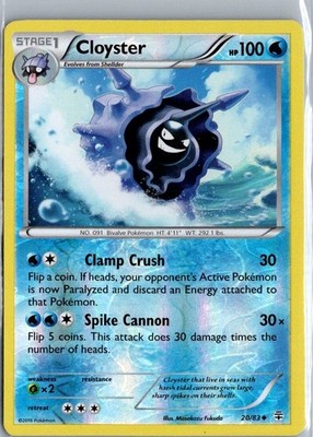 Pokemon TCG: 2016 XY Generations - Reverse Holos, Choose Your Card