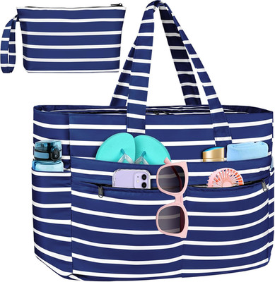 HUANLANG Extra Large Beach Bag Waterproof Beach Totes Bags for Women Men,Pool Ba