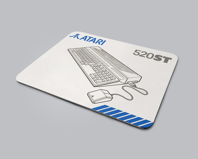 Atari 520 ST Mauspad Retro Geschenk
