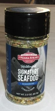 Omaha Steaks Signature Seafood 2.2oz Seasoning Brand New Factory Sealed