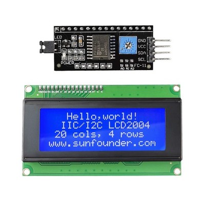 IIC I2C TWI Serial 2004 20x4 LCD Module Shield Compatible with Arduino R3 MEG...