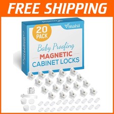 Baby Proofing Magnetic Locks - Easy Install 20 Pack