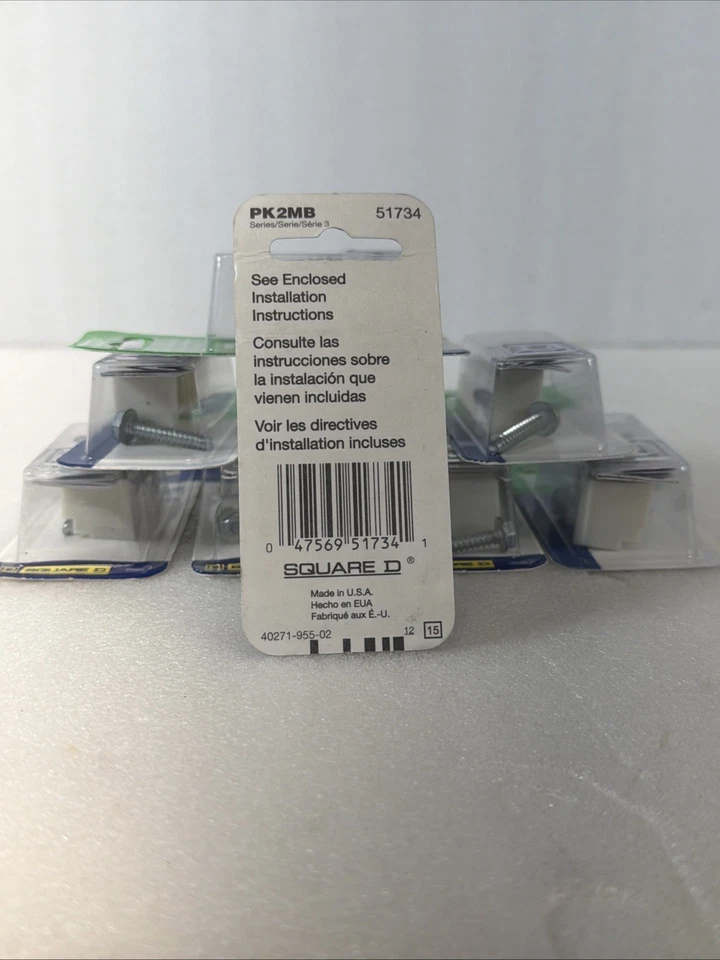 Kit de retención de circuitos Square D QO (PK2MB) - NUEVO Foto 2 de 4