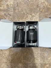 Akrapovic Real Carbon Fiber Single Exhaust Tips 2.5” Inlet To 4” Outlet, 2 Pcs