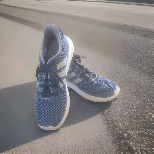 Scarpe Adidas bambino bambino bambino 2 Cloud Foam Runner sneakers DB1862 blu tessuto stringate