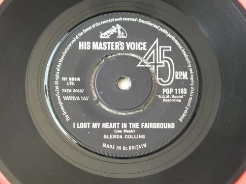 Glenda Collins – I Lost My Heart In The Fairground  - HMV - U.K. - EX - Listen