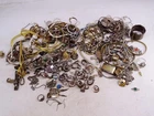 Vintage Sterling Silver Scrap Jewelry Lot Bracelet Rings Indian Mexico 1,757g