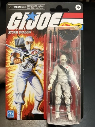 Gi Joe 3.75 Action Figure 2020 Retro Storm Shadow MOC