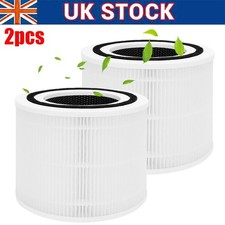2x Replace Air Purifier Filter for LEVOIT Core 300 300S 3-in-1 True HEPA Carbon