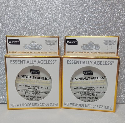 2ct - B Pure Essentially Ageless Blurring Pressed Powder, Translucent