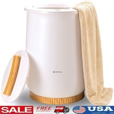 Extra Large Towel Warmer Bucket Rapid Heat Compact Spa Experience Gift New