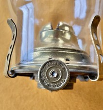 ANTIQUE KEROSENE LAMP EDWARD MILLER  “VENUS” PAT DEC 10 1867 BRASS BURNER NO. 2