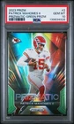 2023 PANINI PRIZM PRIZMATIC GREEN PRIZM #2 PATRICK MAHOMES II PSA 10