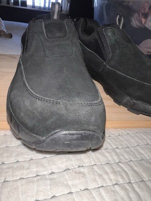 George Memory Foam Slip-On Casual Shoes Leather Black Men display picture 1