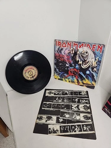 Iron Maiden The Number of The Beast Vinyl LP Heavy Metal 1982 Harvest ST-12202