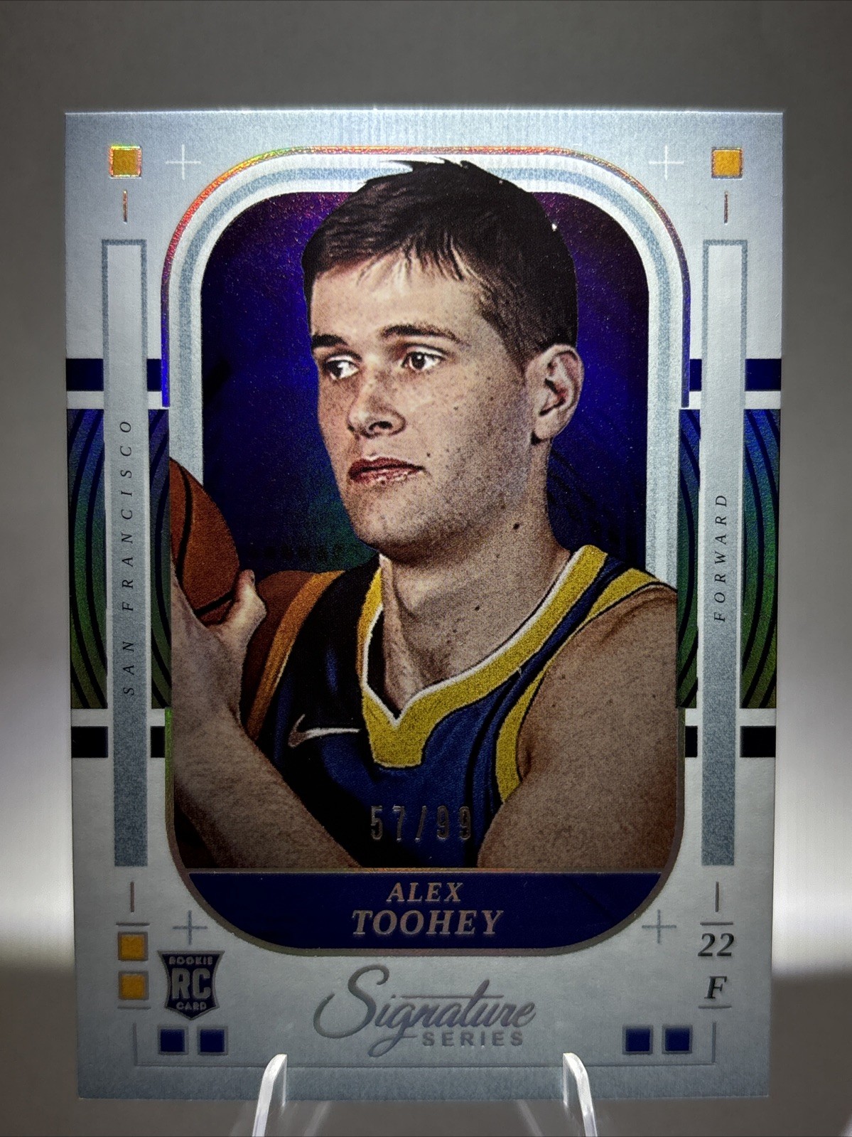 2025/26 Panini Signature Series ALEX TOOHEY SILVER RC #37 57/99