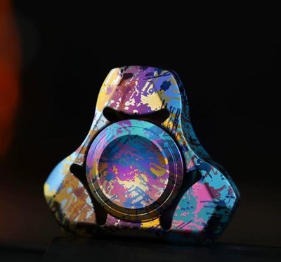 Fidget Hand Spinner Toys Silent Bearing TitaniumAlloy Finger Gyro Relieve Stress