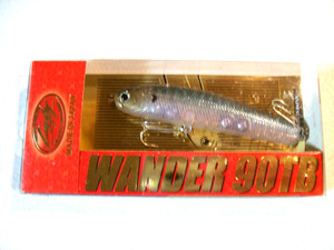 LUCKY CRAFT WANDER 90TB  SHIMMY FALL SINKING GHOST MINNOW FISHING LURE IN BOX!