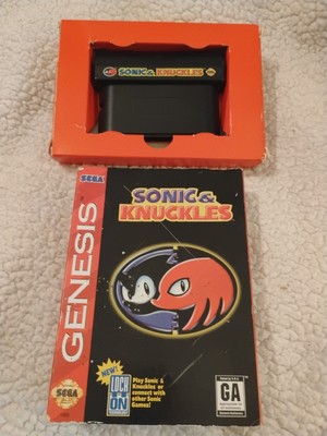 Sonic & Knuckles Hedgehog Sega Genesis 1994 Vintage Game And Box  Authentic