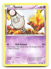 Spoink 59/149 Boundaries Crossed Pokemon Card LP