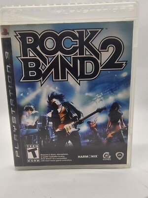 Rock band 2 (Sony Playstation 3, PS3, 2008) CIB Complete - VG+