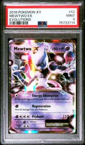 Mew WOTC and Mewtwo XY - Rare Legendary Pokemon Cards - NM/LP 100% Authentic