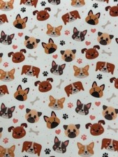 *Clearance* digital dog  print 60" wide poly/cotton new in!!