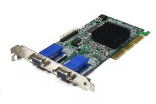 Matrox G45 MDHA16D0E6F AGP Video Graphics Card 16MB with Dual VGA Output