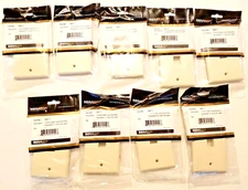 Signamax SKF-1 Keystone 1-Port Wallplates - Light Ivory - QUANTITY OF 9