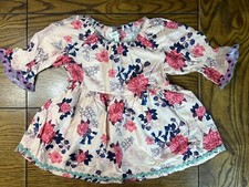 Matilda Jane Gallant Ruffle Back Tunic Once Upon A Time Size 4