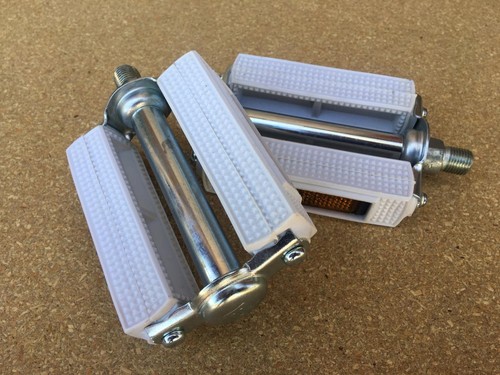 Pédales Plateforme Union Waffle Block 1/2" | Style Old School Pour BMX, Cruiser | Noires En Acier