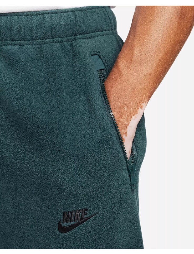 Nike Go FleD XL メッシュウェア ダークグリーン Nike Club Polar Fleece Jungle Green Jogger Sweatpants Mens M