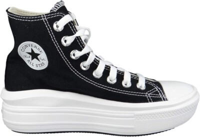 CHUCK TAYLOR ALL STAR MOVE PLATFORM WOMEN SZ 8 BLACK