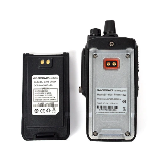 2x Baofeng BF-9700 radio portatile bidirezionale walkie talkie per bici escursionismo - Foto 11 di 11