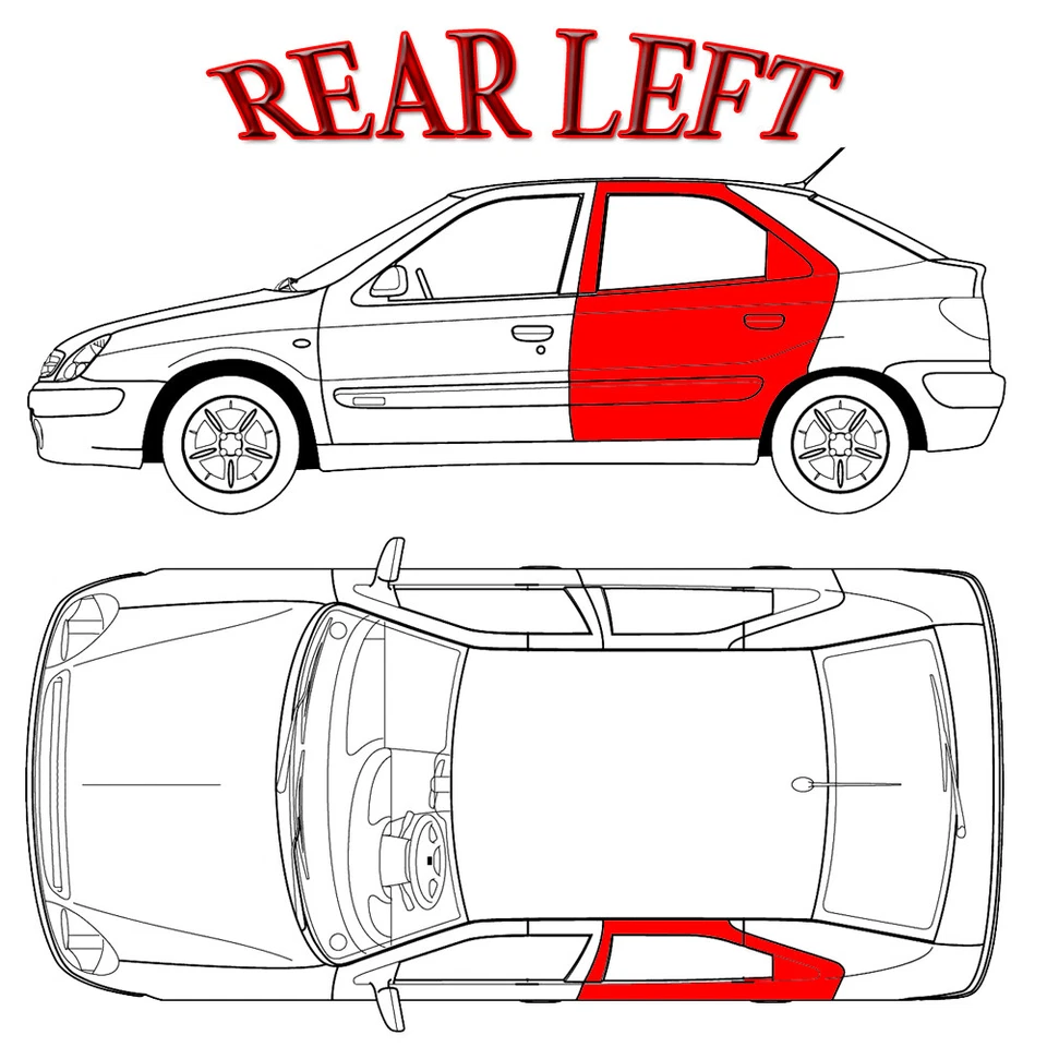 Chevrolet Malibu Regulador de Janela Traseira Reparo 2 Kits Compatível 1998-2003 - Imagem 3 de 4