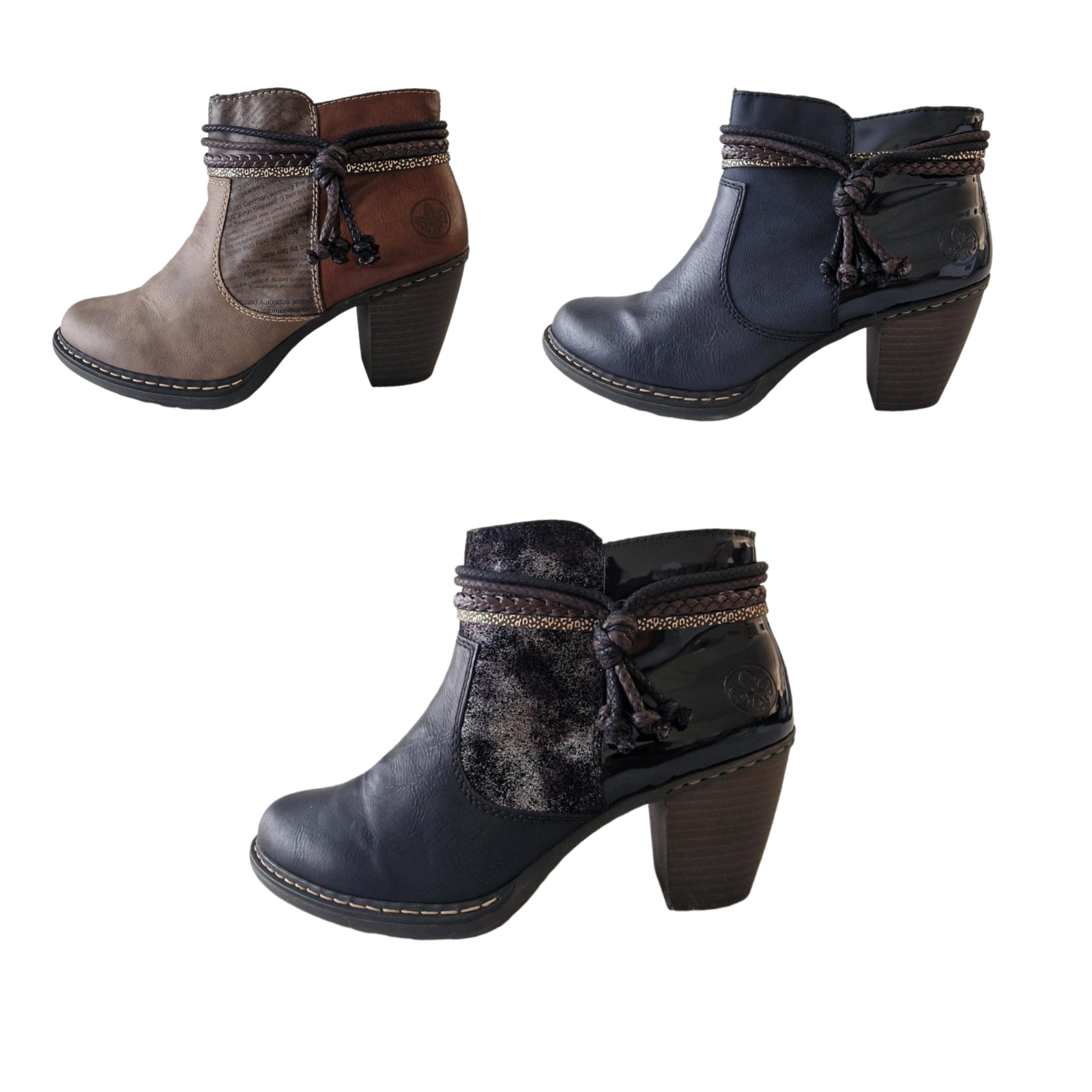 rieker black boots