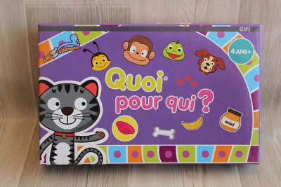Educational Board Game for Kids Ages 4 and Up - What for Whom? Gifi