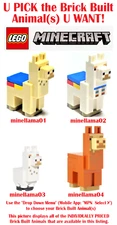 Genuine LEGO U PICK ANIMALS Minecraft LLAMA / ALPACA **NEW** w/ Ass'y Instr.