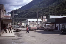 35mm Slide 1981 Kodak Slide Skagway Alaska Moe's Frontier Bar Rainier Igloo
