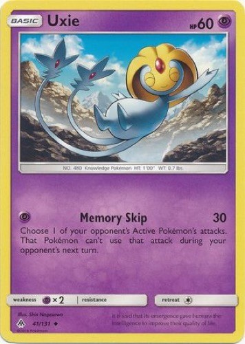 4 x Uxie (Forbidden Light 41/131) - Uncommon