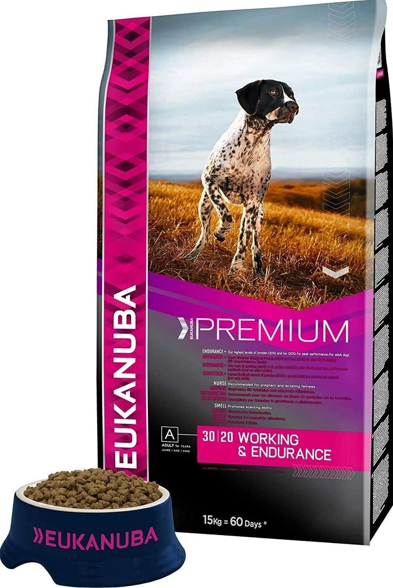 Eukanuba Premium Adult Working Endurance Natural Dry Dog Food