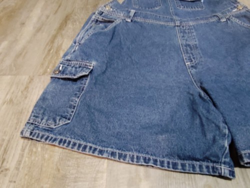 Vintage Y2K Looney Tunes Women's Denim Bibs Tweety Bird Size 14W - 16W - Picture 2 of 22
