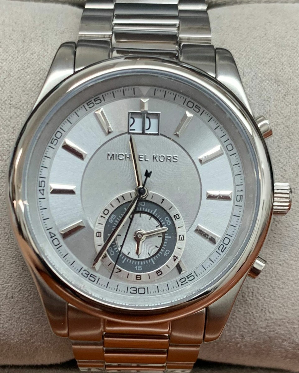 Michael Kors MK8417 Aiden Gunmetal Dial Stainless  display picture 1