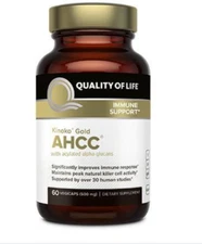 Quality of Life Labs, Kinoko Gold AHCC, Immune Support, 500 mg, 60 caps