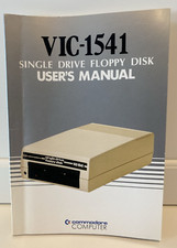 Vtg Original Commodore VIC-1541 Single Drive Floppy Disk User's Manual 1982