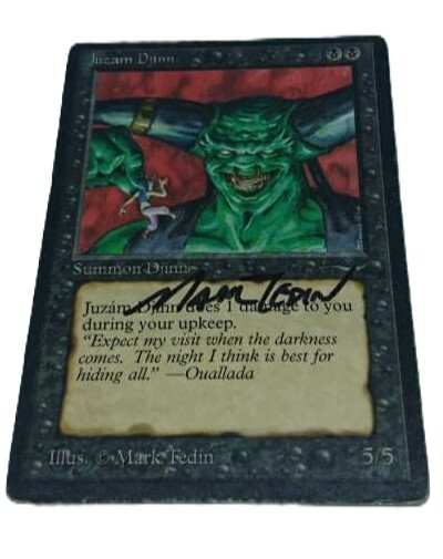 大判カード　Juzam Djinn MTG オーバーサイズ Juzam Djinn - Arabian Nights
