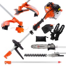 52cc Multi Function 5 in 1 Garden Tool - Brush Cutter, Grass Trimmer, Chainsaw,