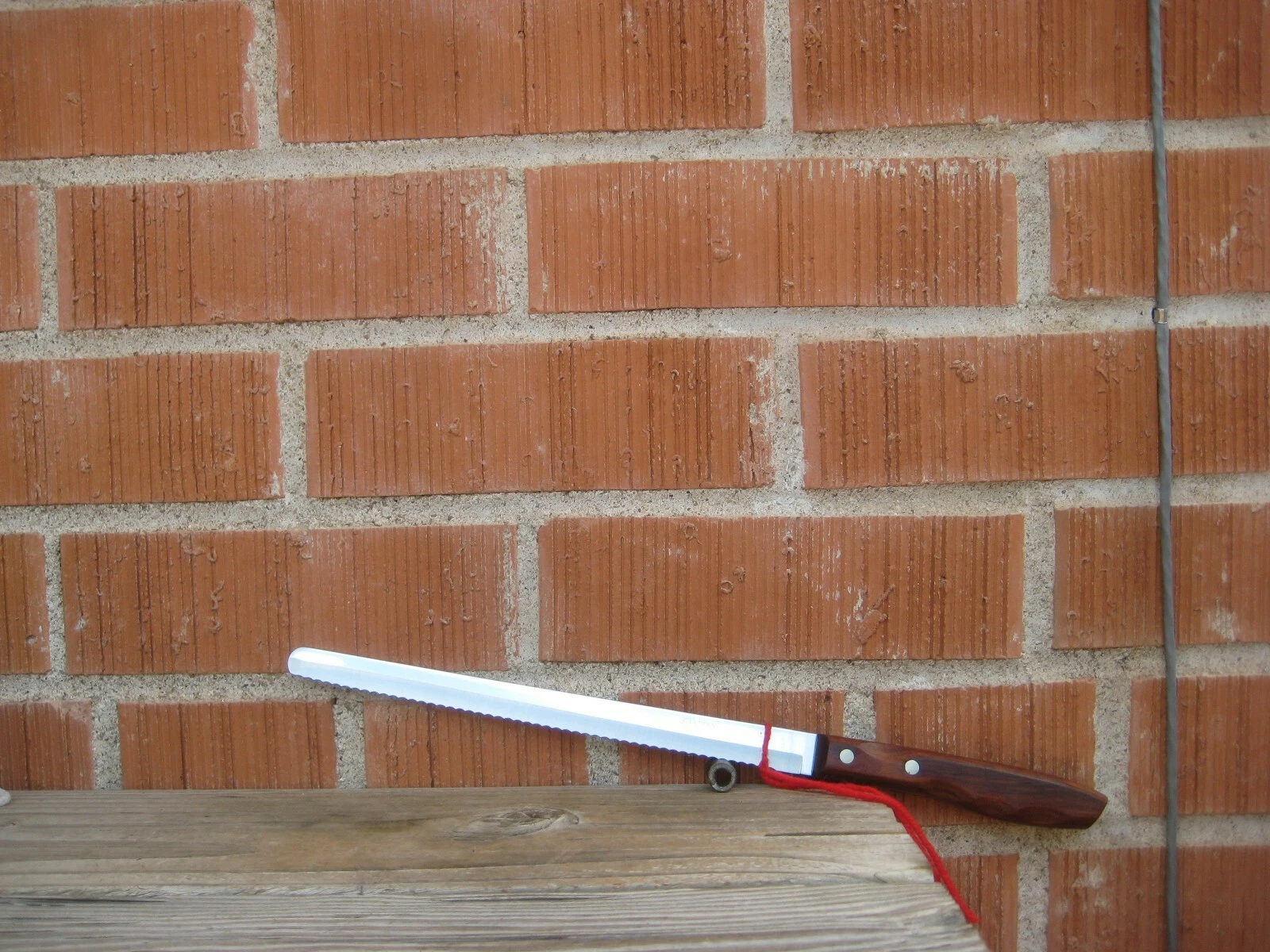 Vintage 9" Blade *** JC PENNEY *** Fine Case XX Serrated Bread Slicing Knife USA